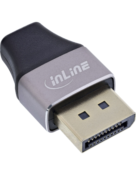 
17291B Adaptador DisplayPort 1.4, DP macho / Mini DP hembra, 8K UHD   InLine