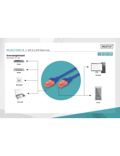 
DIGITUS - DK-1617-0025/B -  Latiguillo CAT 6 U-UTP, Cobre, LSZH (Libre de Halógenos), 
AWG calibre del alambre 26/7, longitu