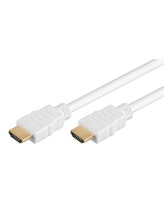
61018 Cable HDMI A-A  1 metros Blanco 4K 60Hz (2160p) 18 Gbit/s Series 2.0 Bulk