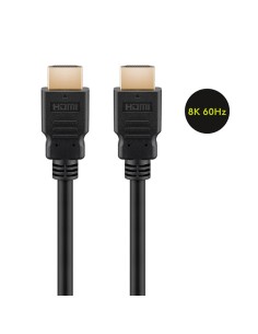 
41084 GOOBAY - Cable HDMI A-A  2 metros Negro 8K 60Hz 48 Gbit/s