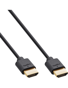 
17901S Cable HDMI A-A  1,00 metros Ultra-Slim High Speed HDMI  UHD 8K @ 60 Hz  Inline Blister Carton