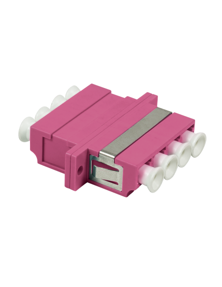 
FA04LC4 LOGILINK - Acoplador cuádruple LC/LC, color violeta Funda cerámica