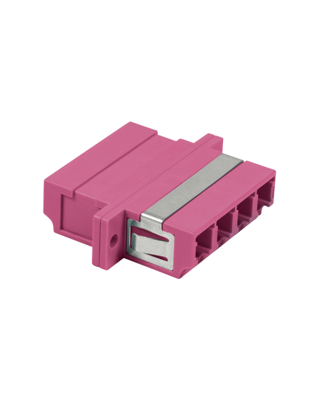 
FA04LC4 LOGILINK - Acoplador cuádruple LC/LC, color violeta Funda cerámica