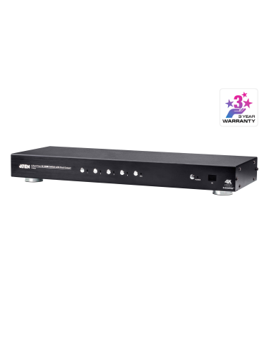 
ATEN VS482B - Conmutador 4x1 HDMI True 4K de 4 puertos con salida dual         ATEN VS482B