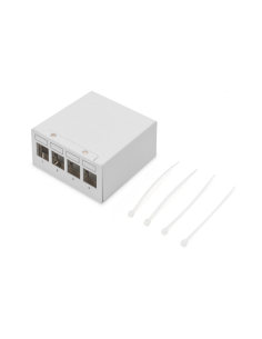 
DN-93714 Caja de Punto de Consolidacion para 4 Keystone Digitus Apantallado Sobremesa