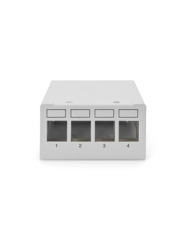
DN-93714 Caja de Punto de Consolidacion para 4 Keystone Digitus Apantallado Sobremesa