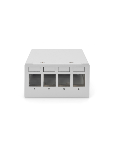 
DN-93714 Caja de Punto de Consolidacion para 4 Keystone Digitus Apantallado Sobremesa