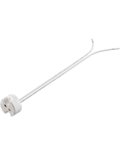 
9130 Portalámparas GX5.3 con cable doble
 Máx. 100 W/25 V (CC), cable de 0,15 m, cerámica 

50 Unidades