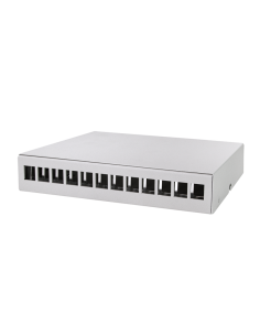 
NP0094 Caja de Punto de Consolidacion para 12 Keystone Metal Sobremesa , pared o carril DIN