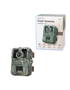 
Logilink WC0066 - Cámara de Caza con visión Nocturna y Detector de Movimiento, resolución de vídeo 4K + resolución de Foto de