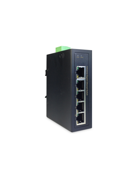
DN-651107 Conmutador de red Ethernet Gigabit de 5 puertos, industrial, no gestionado