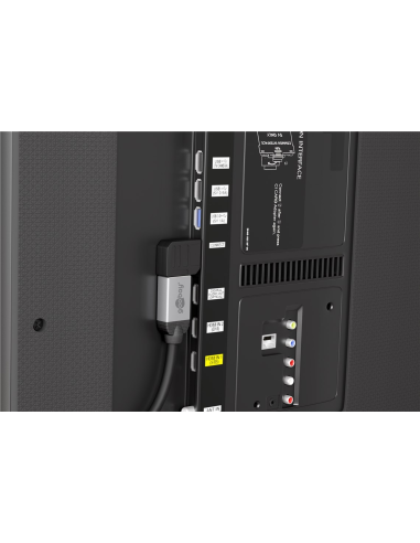 
51725 GOOBAY - Adaptador HDMI Hembra a HDMI Macho Codo 270°  Horizontal, 4K/60Hz Goobay Plástico