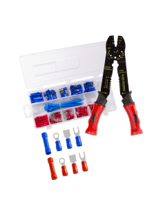 
lOGILINK WZ0078 Alicates de crimpeado para terminales aislados, con surtido de crimpeado