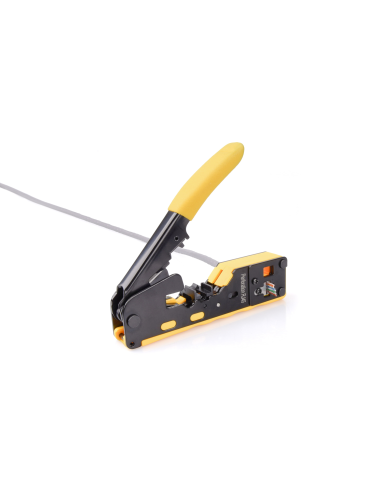 
Digitus DN-94025 Crimpadora para conectores Multi Modular Crimping Tool Pass through Suitable for 6P,8P, CAT 6, EZ 8P8C Plug