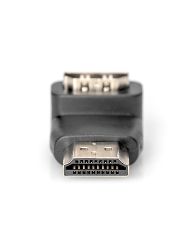 
AK-330502-000-S DIGITUS - Adaptador HDMI Hembra a HDMI Macho Codo 270°  Vertical, 4K/60Hz Digitus