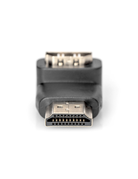 
AK-330502-000-S DIGITUS - Adaptador HDMI Hembra a HDMI Macho Codo 270°  Vertical, 4K/60Hz Digitus