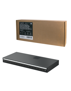 Estación de carga múltiple USB-C, 15 puertos, PD, inteligente, gris