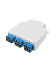 
DN-963890 digitus Caja de fibra óptica para carril DIN, OS2, equipada, con adaptador SC y pigtail