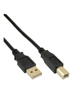 
34550S : Cable USB 2.0 (AM/BM)  10m Negro Doble Malla