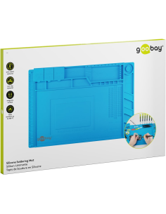 
61670 Alfombrilla de silicona flexible para soldar, reparar y hacer manualidades de forma segura.