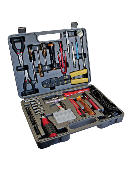 
43018C Kit de herramientas para informática y electrónica, 61 piezas. InLine