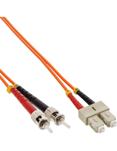 
Latiguillo F.O. ST a SC MM, OM2, 50/125 µ, Duplex  0,50 m