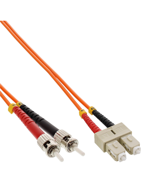 
Latiguillo F.O. ST a SC MM, OM2, 50/125 µ, Duplex  0,50 m