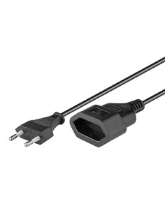 
Cable Extension CEE7/16 M a C7/16 H 0,20m Negro