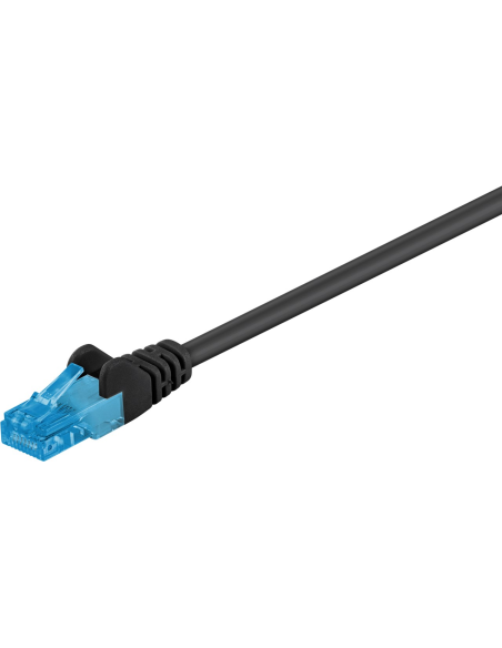 
55409 Latiguillo CAT 6A, U/UTP,  3.00 m, Negro, LSZH
