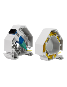 
MP0055 Adaptador de carril DIN para 1 módulo  LC duplex or SC simplex adapter Logilink 2