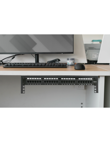Soporte de montaje debajo de la mesa, 6U, negro Digitus