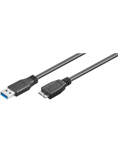 
95026 Cable USB 3.0 A Macho - Micro B Macho 1,80 m. Negro goobay 2