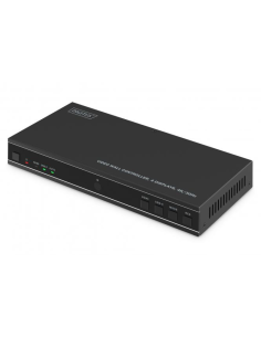 
DS-55358 DIGITUS Controlador de videowall HDMI, 4 pantallas 4K/30Hz, HDMI, USB-C
8 formaciones posibles - 1x1, 2x1, 3x1, 4x1