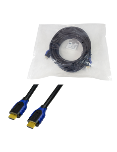 
CH0064 Cable HDMI A-A  5 metros Negro 4K 60Hz  14.4 Gbps Negro/Azul  Logilink Bulk 2