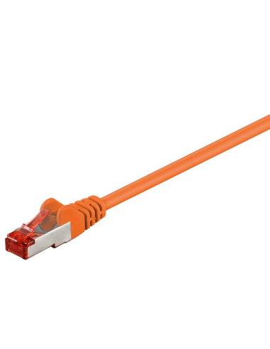 
Goobay 92457 Latiguillo CAT 6, S/FTP,  0.15 m, Naranja, LSZH Goobay