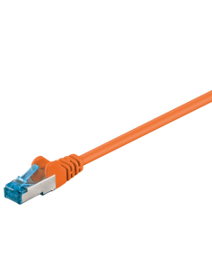 
93704 Latiguillo CAT 6A, S/FTP, 10.00 m, Naranja, LSZH