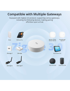 SONOFF SNZB-02P Zigbee Sensor de temperatura y humedad sim hilo ZigBee - Sonoff SNZB-02P 2