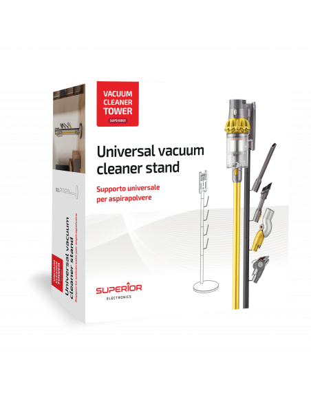 
SUPSVB001 Soporte Universal para aspiradora, Gris Antracita Superior