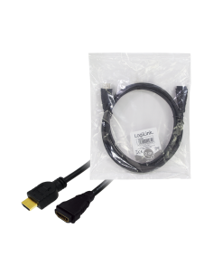 
LogiLink CH0056 - Cable HDMI (v1.4, macho/hembra, 2 m) negro 