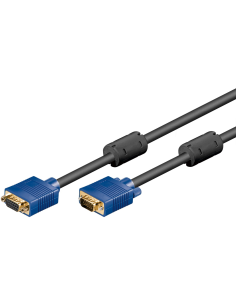 Cable VGA Macho-Hembra  1.80 metros 3C+7 con ferritas