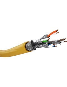 
61126 GOOBAY - Bobina CAT 8.1 S-FTP   25m Instalacion Amarillo AWG22/1 Dca LSZH
