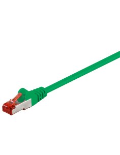 68288 Goobay Latiguillo CAT 6, S/FTP,  0.50 m, Verde, LSZH
