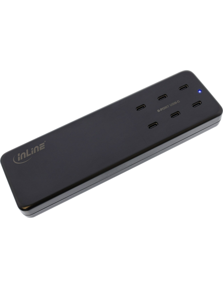 
Inline 31516I Estación de carga USB-C,  6x USB-C ,GaN PD 3.0, 120 W, negro Inline