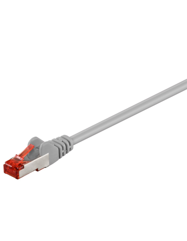 
95646 Latiguillo CAT 6, S/FTP, 25.00 m, Gris, LSZH Goobay
