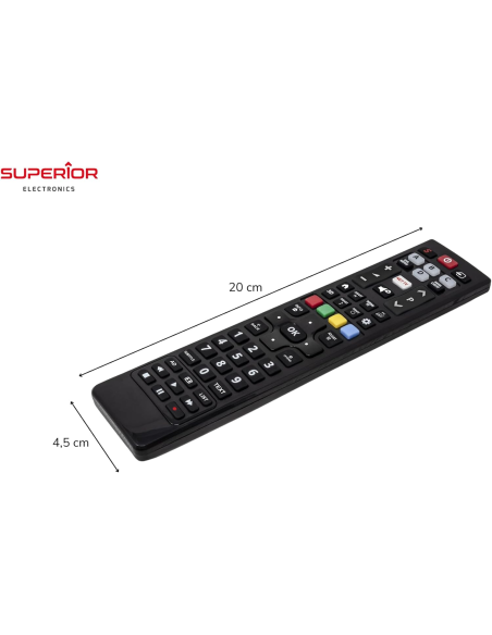 
Superior Electronics - SUPTRB004 Mando a Distancia para todos los televisores Philips. No necesita programacion, pones las pi
