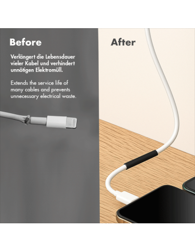 KAB0122 tubos termorretráctiles, Caja con 300 piezas, 45 mm de longitud, relación de contracción 3:1, color negro