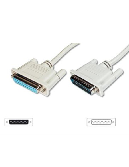 
Cable  25 Macho -25 Hembra (PIN a PIN)
Longitud: 2 m