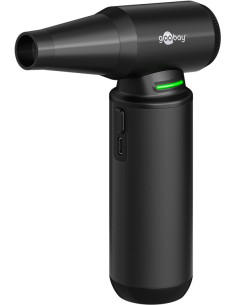 
Soplador de Aire Air Duster Superior, negro
 Set de limpieza con 8 boquillas y 3 cepillos, 130.000 rpm, 180 W, diseño de alum