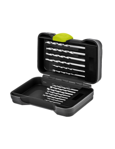 
77849 Juego de brocas para piedra, 15 brocas afiladas para agujeros pasantes y ciegos en piedra,