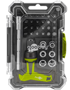 
77841 Juego de destornilladores con 30 puntas 
Juego de herramientas para atornillar, montar y hacer bricolaje